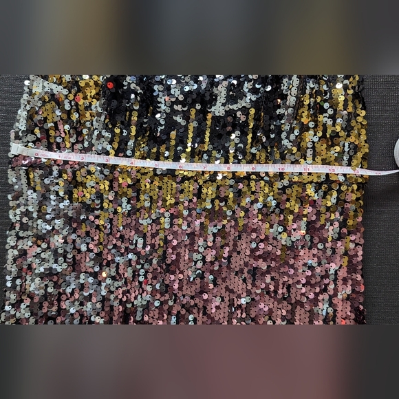 Fashion Nova Ombre Sequin Mini Dress - - Picture 6 of 8